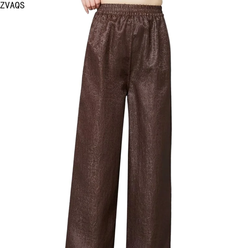 KMETRAM100% Mulberry Silk Woman Pants2026 Wanxiangsi Reversible Xiangyunsha Pants, 100% Mulberry Silk Straight Leg TrousersШтаны
KMETRAM100% Mulberry Silk Woman Pants2026 Wanxiangsi Reversible Xiangyunsha Pants, 100% Mulberry Silk Straight Leg TrousersШтаны