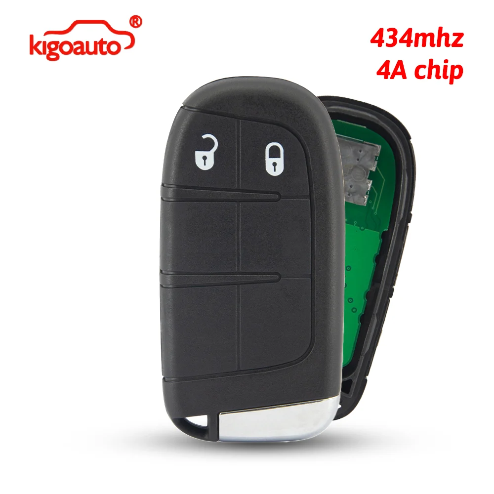 kigoauto FCC M3N-40821302 Smart key 2 button 434mhz 4A chip for 2015-2021 Jeep compass Renegade Fiat 500X 500L
kigoauto FCC M3N-40821302 Smart key 2 button 434mhz 4A chip for 2015-2021 Jeep compass Renegade Fiat 500X 500L