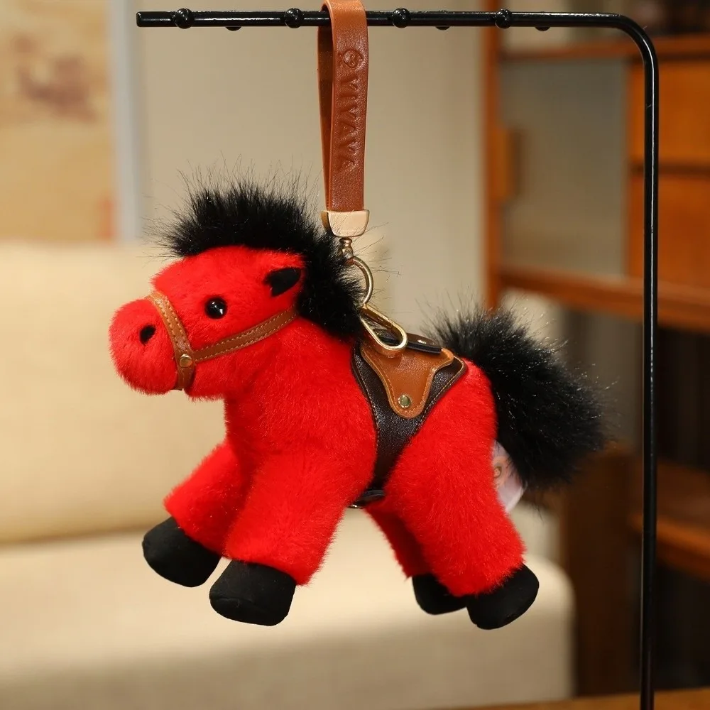 Stuffed Animal Pony Pendant Keychain 20cm Hanging Decor Plush Pony Keychain Year of The Horse Mascot Wearing Saddle Bag Pendant
Stuffed Animal Pony Pendant Keychain 20cm Hanging Decor Plush Pony Keychain Year of The Horse Mascot Wearing Saddle Bag Pendant