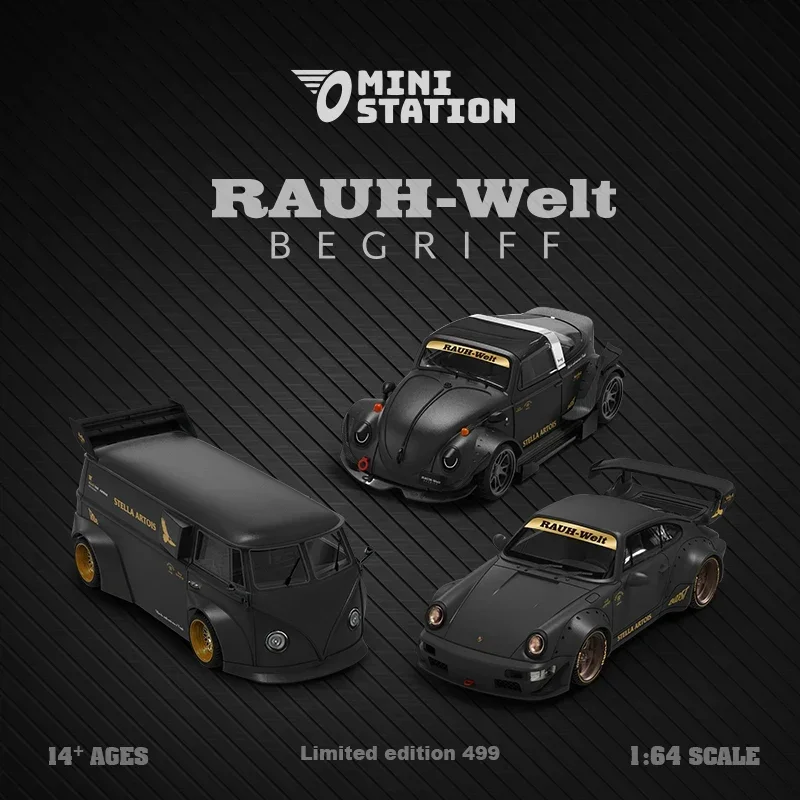 Мини-станция 1:64 RWB 964 / Beetle Tagar / T1 Van Stella Artois Matte Black limited499, литая модель автомобиля
Мини-станция 1:64 RWB 964 / Beetle Tagar / T1 Van Stella Artois Matte Black limited499, литая модель автомобиля