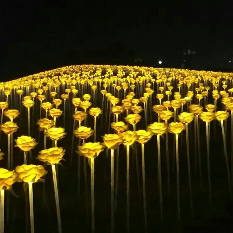 LedRose Ground Lamp Outdoor Waterproof Luminous Rose Landscape Courtyard Decoration Brightening Lawn Lamp Plug Ground
LedRose Ground Lamp Outdoor Waterproof Luminous Rose Landscape Courtyard Decoration Brightening Lawn Lamp Plug Ground