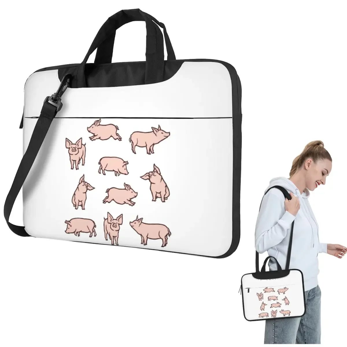 Сумка-чехол для ноутбука Little Pigs Vibin' Crossbody, защитный чехол для компьютера, устойчивый к повреждениям, для Macbook Pro
Сумка-чехол для ноутбука Little Pigs Vibin' Crossbody, защитный чехол для компьютера, устойчивый к повреждениям, для Macbook Pro