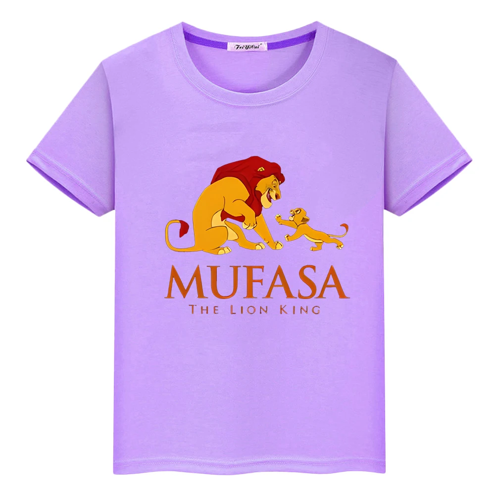 Mufasa The Lion king t shirt for kids boy 10years Cotton Print Short Tops y2k one piece Halloween Anime Tees kids clothes girls
Mufasa The Lion king t shirt for kids boy 10years Cotton Print Short Tops y2k one piece Halloween Anime Tees kids clothes girls