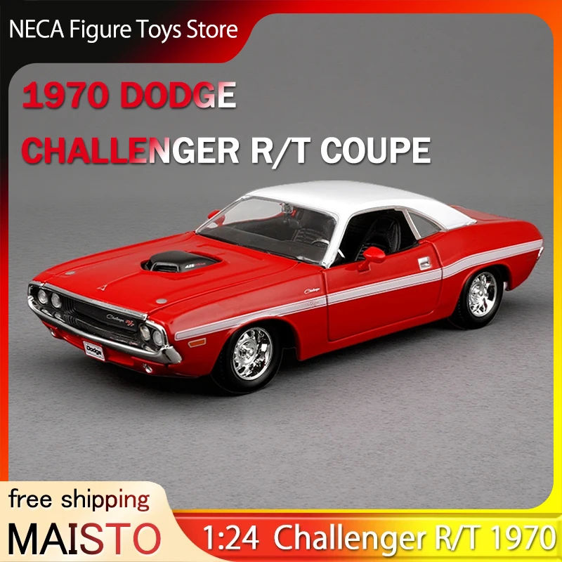 Maisto 1:24 1970 Dodge Challenger R/T, литая под давлением модель автомобиля из сплава, мускулистый автомобиль с открывающимися дверями, идеальный рождественский подарок, коллекционные игрушки
Maisto 1:24 1970 Dodge Challenger R/T, литая под давлением модель автомобиля из сплава, мускулистый автомобиль с открывающимися дверями, идеальный рождественский подарок, коллекционные игрушки