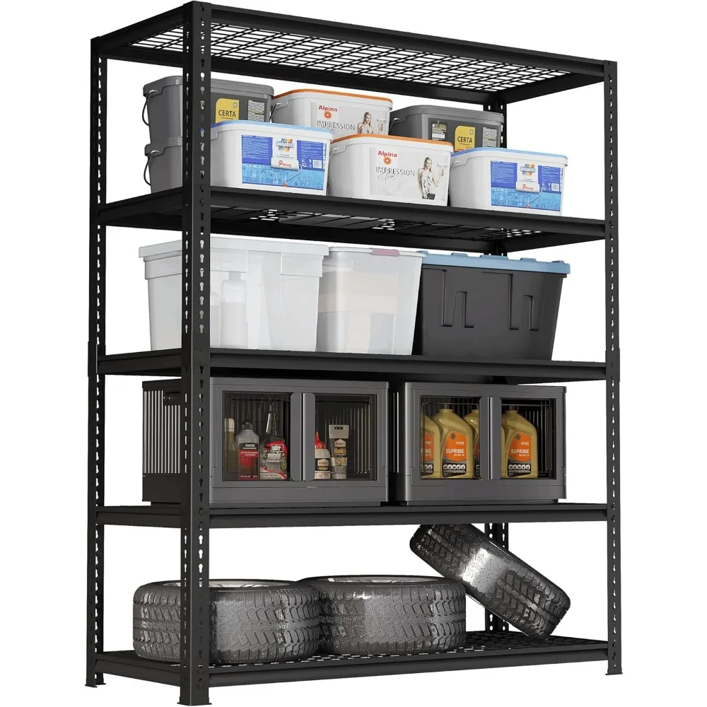 Garage Shelving, Storage Racks and Shelving, 3000 lbs Basement Storage Shelves, Garage Storage Shelves, 5-Tier Metal Shelf
Garage Shelving, Storage Racks and Shelving, 3000 lbs Basement Storage Shelves, Garage Storage Shelves, 5-Tier Metal Shelf
