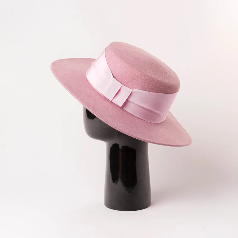 X469 New Wide Bow Ribbon Delicate Wool Flat Top Hat Travel Panama Caps Wool Felt Hat Adult Cowboy Hat Wool Fedora Hat
X469 New Wide Bow Ribbon Delicate Wool Flat Top Hat Travel Panama Caps Wool Felt Hat Adult Cowboy Hat Wool Fedora Hat