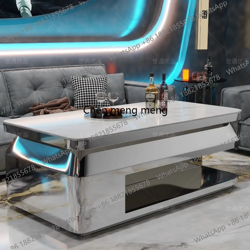 New KTV stainless steel coffee table high-end club box bar billiard hall party room special table
New KTV stainless steel coffee table high-end club box bar billiard hall party room special table