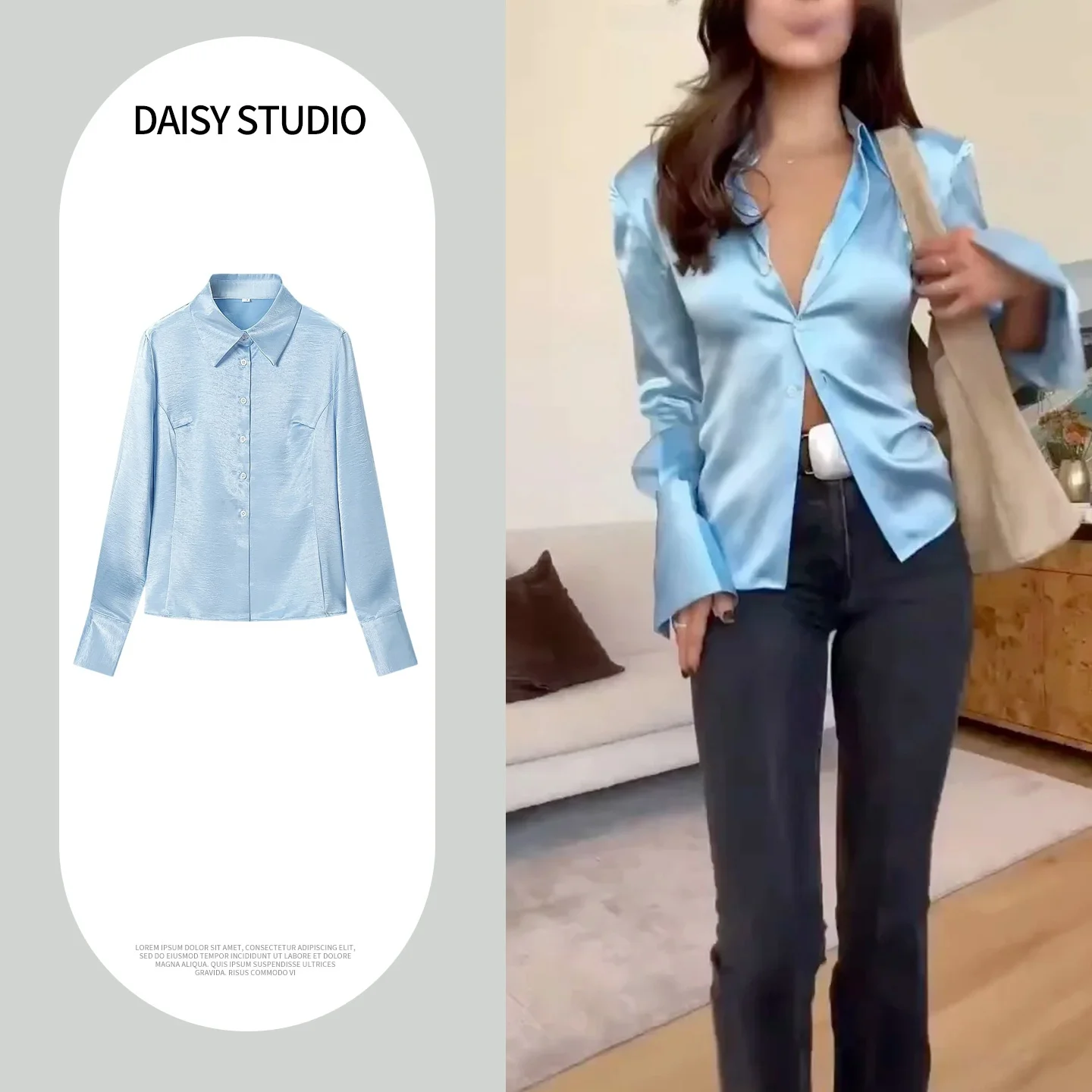 Slim Fit Long Sleeve Shirt Stand Collar Single Button Waist Cinching Slimming Effect Spring Summer New Arrival Women's Fashion
Slim Fit Long Sleeve Shirt Stand Collar Single Button Waist Cinching Slimming Effect Spring Summer New Arrival Women's Fashion