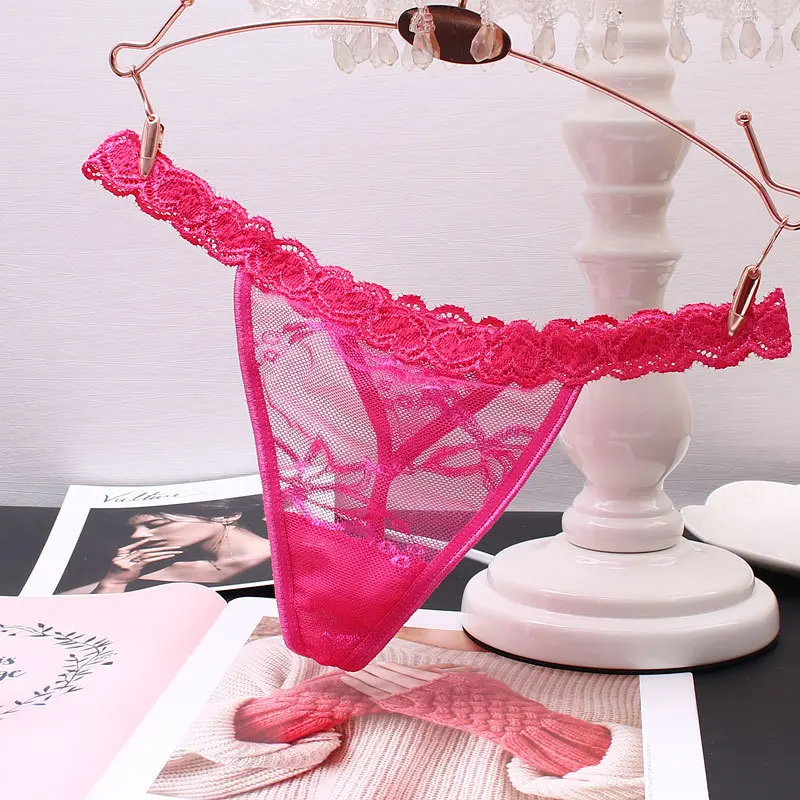 Thong Women Sexy Lace T-back G-string Low Waist Underwear See Through Underpants Mini Panties Ladies Soft Knickers Lingerie
Thong Women Sexy Lace T-back G-string Low Waist Underwear See Through Underpants Mini Panties Ladies Soft Knickers Lingerie