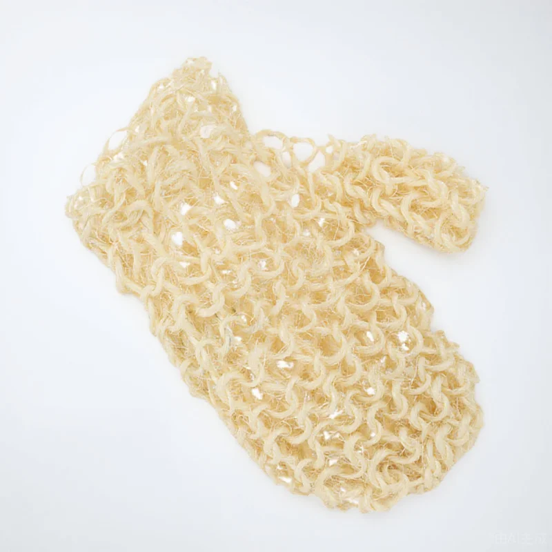 Exfoliating Glove Made of Sisal Hemp for Body Scrub Shower Bathing Reusable Skincare Tool Gentle Skin Exfoliator Mitt
Exfoliating Glove Made of Sisal Hemp for Body Scrub Shower Bathing Reusable Skincare Tool Gentle Skin Exfoliator Mitt