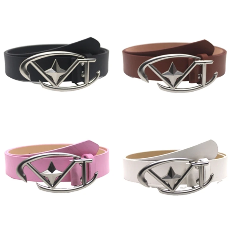 Eye Catching Waist Belt with Star Buckle for Adult Personality PU Waist Belts for Women Coat Dress Adjustable Length
Eye Catching Waist Belt with Star Buckle for Adult Personality PU Waist Belts for Women Coat Dress Adjustable Length