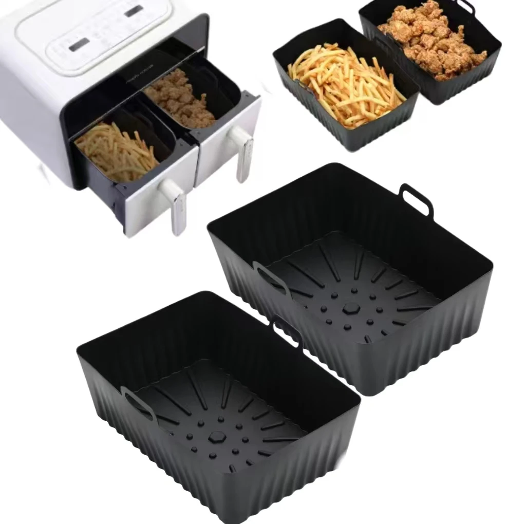 2PC Air Fryer Liners for Ninja F400 451 Air Fryer Basket Accessories Silicone Non-Stick Reusable Liners
2PC Air Fryer Liners for Ninja F400 451 Air Fryer Basket Accessories Silicone Non-Stick Reusable Liners