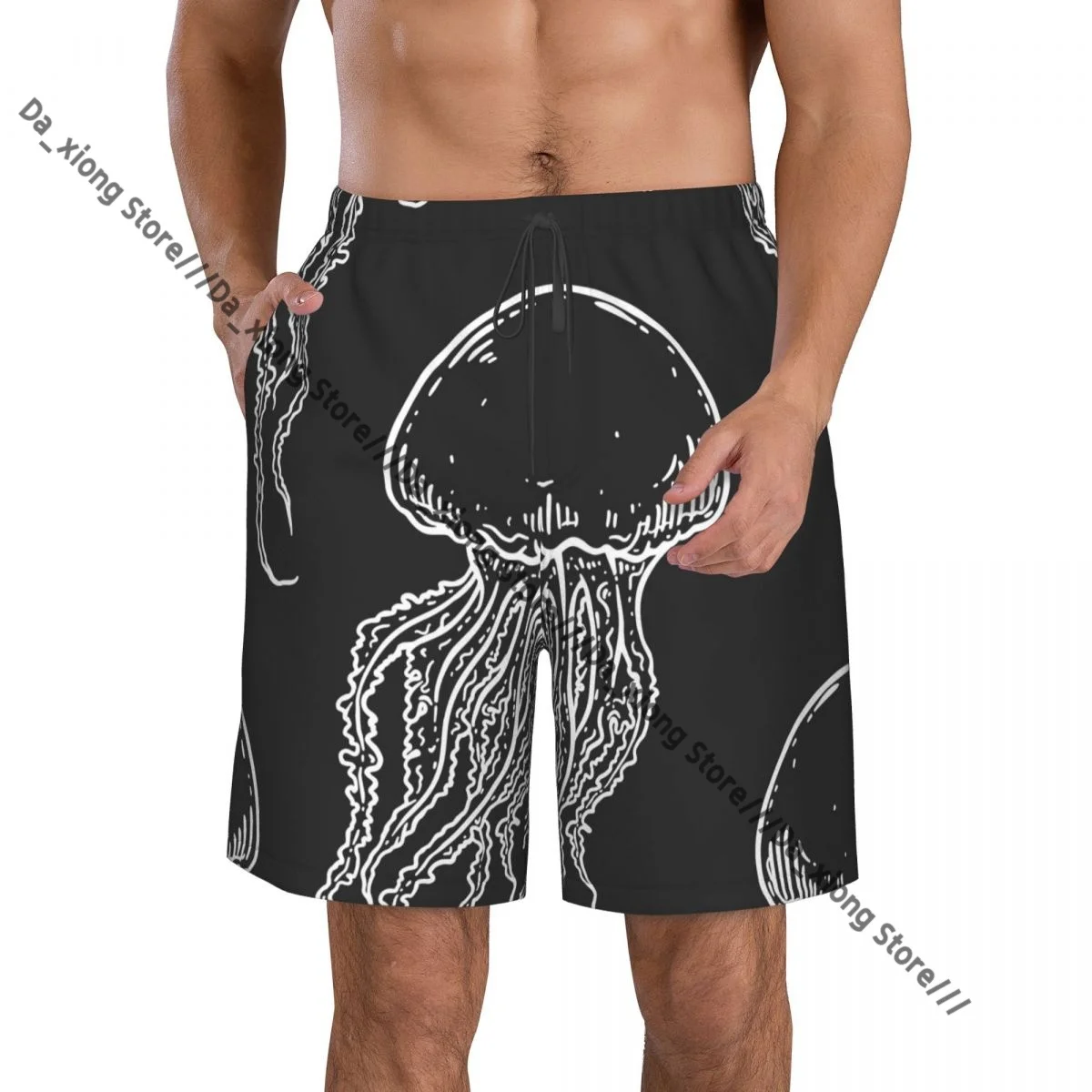Mens Swimwear Swim Short Trunk Hand Drawn Jellyfish Beach Board Shorts Swimming Surffing shorts
Mens Swimwear Swim Short Trunk Hand Drawn Jellyfish Beach Board Shorts Swimming Surffing shorts