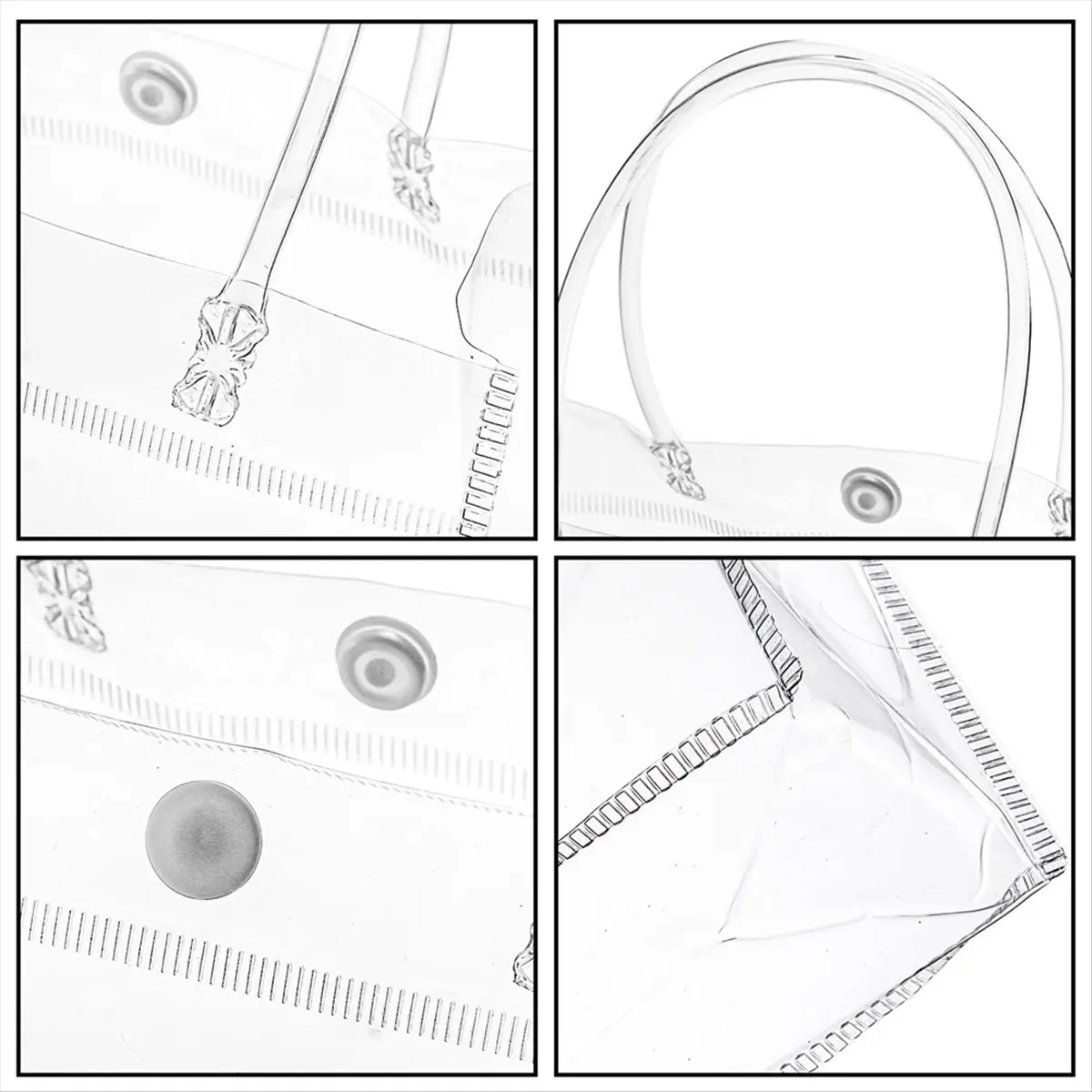 A08I 50 Pcs Clear Gift Bags with Handles Reusable Plastic Bags Transparent Candy Bags Gift Wrap Bags Tote Bag 15x20x7cm
A08I 50 Pcs Clear Gift Bags with Handles Reusable Plastic Bags Transparent Candy Bags Gift Wrap Bags Tote Bag 15x20x7cm
