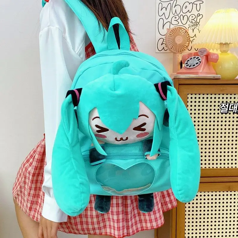 New Hatsune Miku Sweet And Cute Creative Anime Picture Embroidery Fashion Large Capacity Storage Soft Backpack Girl Toy Gift
New Hatsune Miku Sweet And Cute Creative Anime Picture Embroidery Fashion Large Capacity Storage Soft Backpack Girl Toy Gift