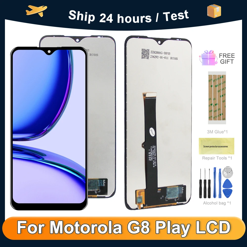 Для Motorola Moto G8 Play XT2015 XT2015-2 6,2-дюймовый ЖК-дисплей, дигитайзер сенсорного экрана в сборе, замена для Moto G8 Play
Для Motorola Moto G8 Play XT2015 XT2015-2 6,2-дюймовый ЖК-дисплей, дигитайзер сенсорного экрана в сборе, замена для Moto G8 Play
