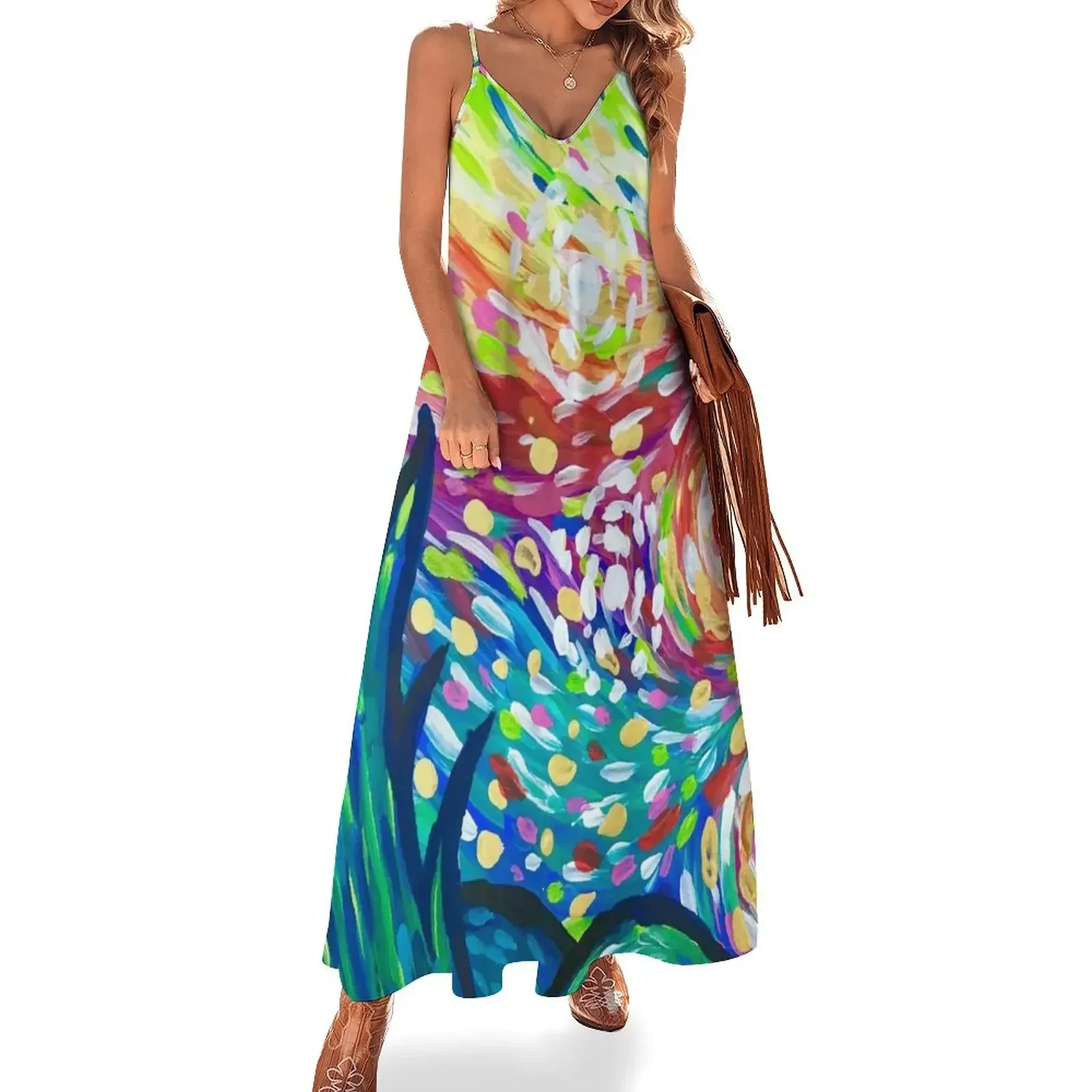 Colorful Starry Night Sleeveless Dress prom dress 2024 elegant evening dresses for women 2024 dresses women summer 2024 Dress
Colorful Starry Night Sleeveless Dress prom dress 2024 elegant evening dresses for women 2024 dresses women summer 2024 Dress
