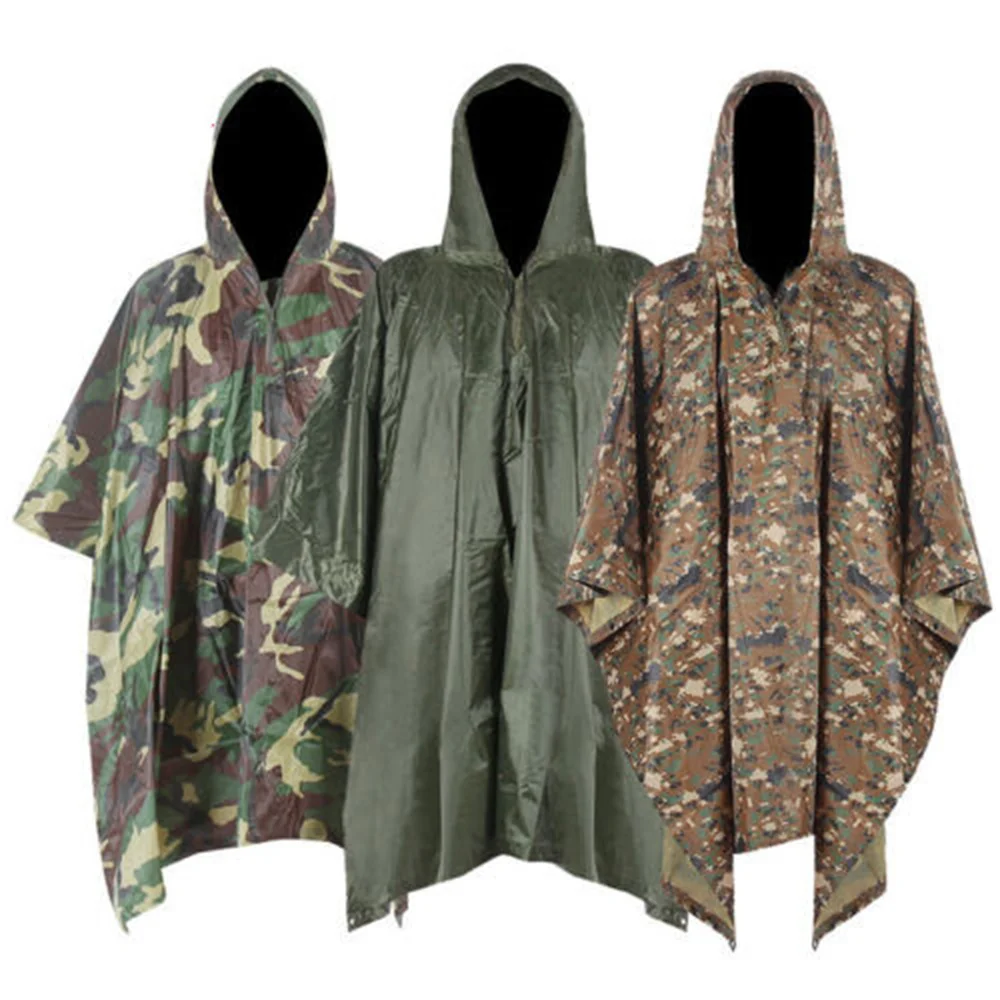 Водонепроницаемое пончо от дождя для взрослых, велосипед, пеший туризм, рыбалка - легкая многоразовая накидка от дождя с капюшоном и компактной сумкой
Водонепроницаемое пончо от дождя для взрослых, велосипед, пеший туризм, рыбалка - легкая многоразовая накидка от дождя с капюшоном и компактной сумкой