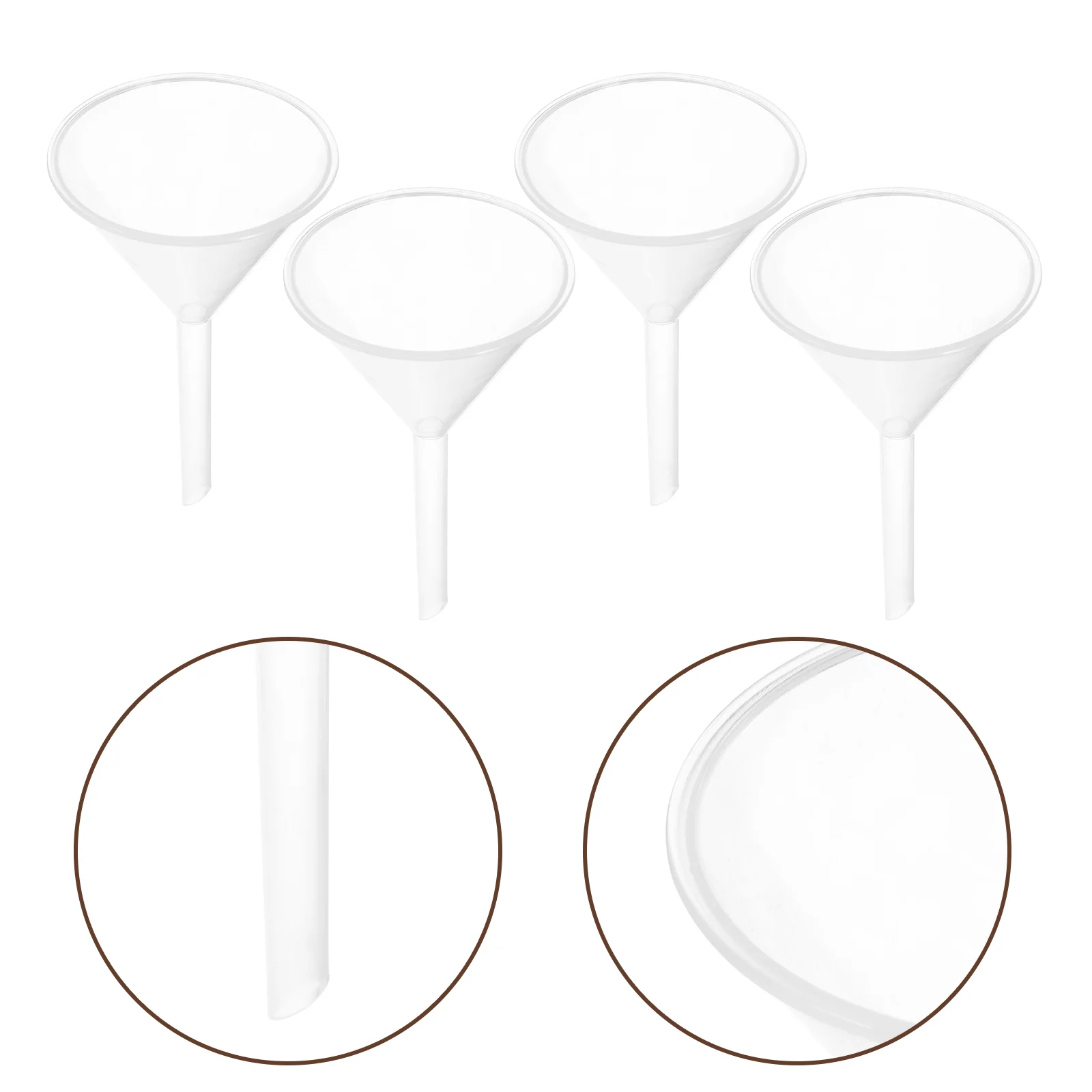 5pcs 60mm Neck Plastic Funnel Multi purpose Separating Liquid for School Home Hospital Lab Lightweight Storage
5pcs 60mm Neck Plastic Funnel Multi purpose Separating Liquid for School Home Hospital Lab Lightweight Storage