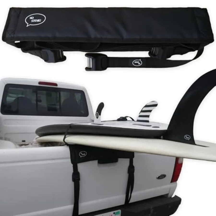 Surfboard Truck Rack - Durable Pad Fits All Tailgates - 'No Scratch' Silicone Buckle Covers Prevent Damage - Easy to Use
Surfboard Truck Rack - Durable Pad Fits All Tailgates - 'No Scratch' Silicone Buckle Covers Prevent Damage - Easy to Use