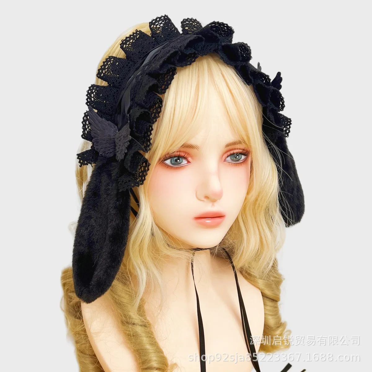 Plush Rabbit Ear Headgear KC Headband Cos Spread Long Rabbit Ear Lace Headband Lolita Headband
Plush Rabbit Ear Headgear KC Headband Cos Spread Long Rabbit Ear Lace Headband Lolita Headband