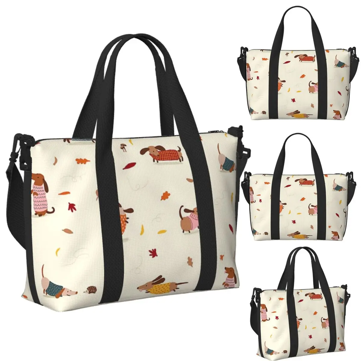 Dachshund Dog Beach Travel Bag Large Capacity Tote Bags for Gym Yoga Women Shopping Duffle Shoulder Bag
Dachshund Dog Beach Travel Bag Large Capacity Tote Bags for Gym Yoga Women Shopping Duffle Shoulder Bag