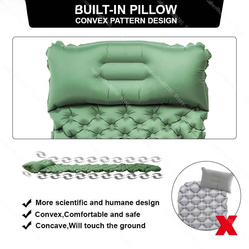 Сверхлегкий коврик с ножным насосом, быстрая инфляция, водонепроницаемый для пеших прогулок, спальный коврик для кемпинга, самостоятельный надувающий сон
Сверхлегкий коврик с ножным насосом, быстрая инфляция, водонепроницаемый для пеших прогулок, спальный коврик для кемпинга, самостоятельный надувающий сон