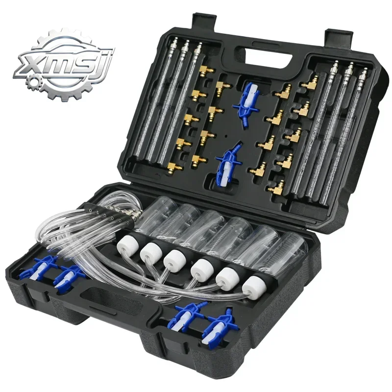 Nuevo Kit prueba medidor flujo inyector diésel, adaptador riel común 6 cilindros, juego probador combust
Nuevo Kit prueba medidor flujo inyector diésel, adaptador riel común 6 cilindros, juego probador combust