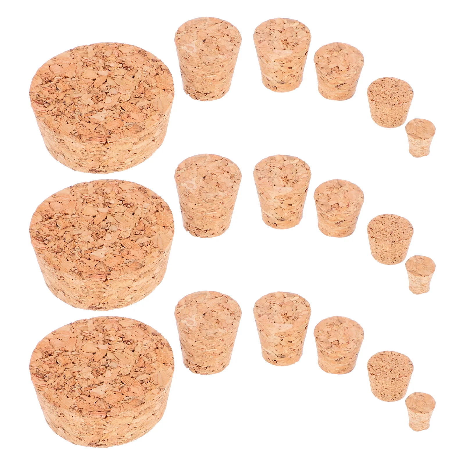 60pcs Shaped Cork Stoppers 9x6x9mm 14x10x10mm 15x12x12mm 18x13x18mm 20x15x20mm 43x38x18mm Bottles Jars Sealing Glass
60pcs Shaped Cork Stoppers 9x6x9mm 14x10x10mm 15x12x12mm 18x13x18mm 20x15x20mm 43x38x18mm Bottles Jars Sealing Glass