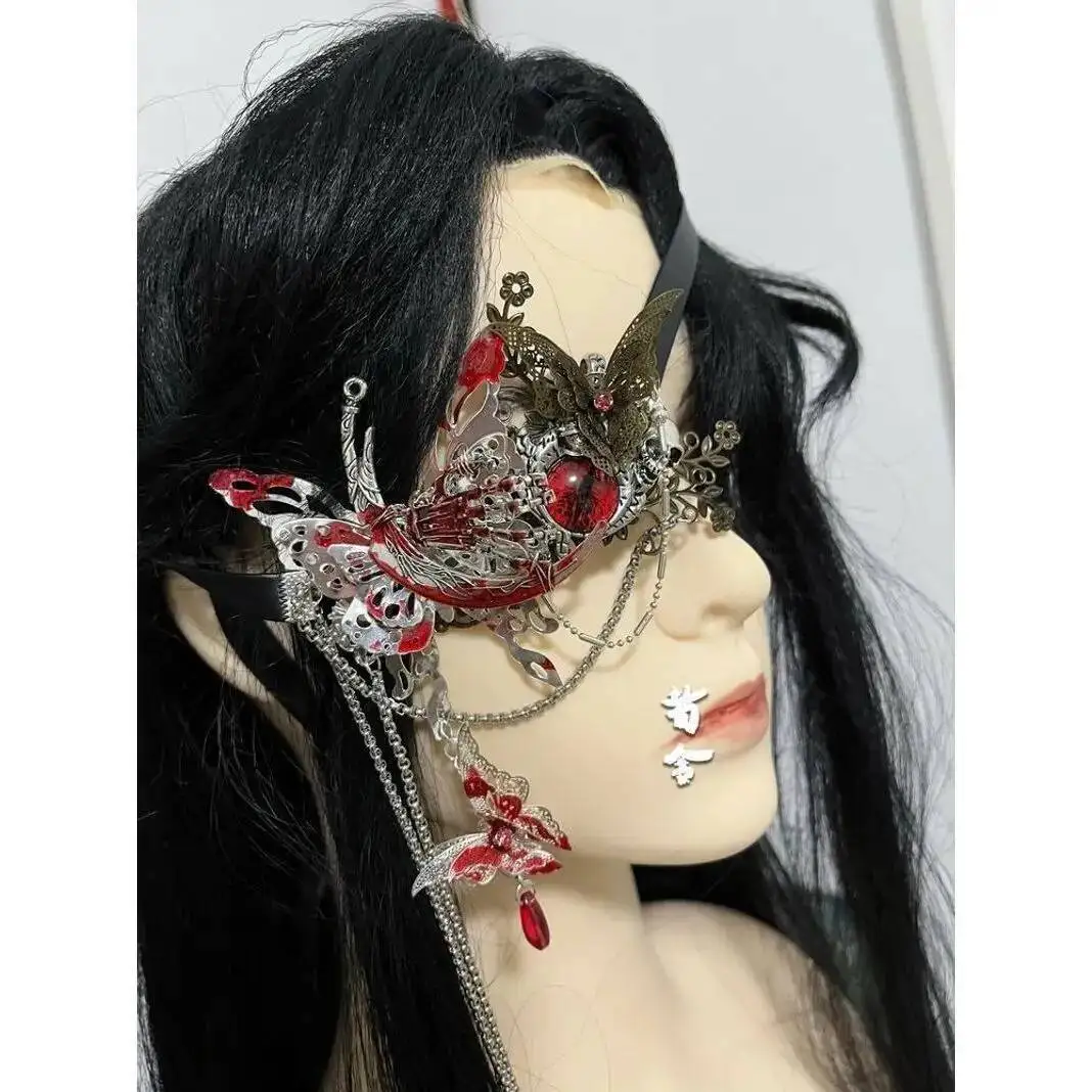 Косплей-маска для глаз ручной работы TGCF Tian Guan Ci Fu Xie Lian Hua Cheng
Косплей-маска для глаз ручной работы TGCF Tian Guan Ci Fu Xie Lian Hua Cheng