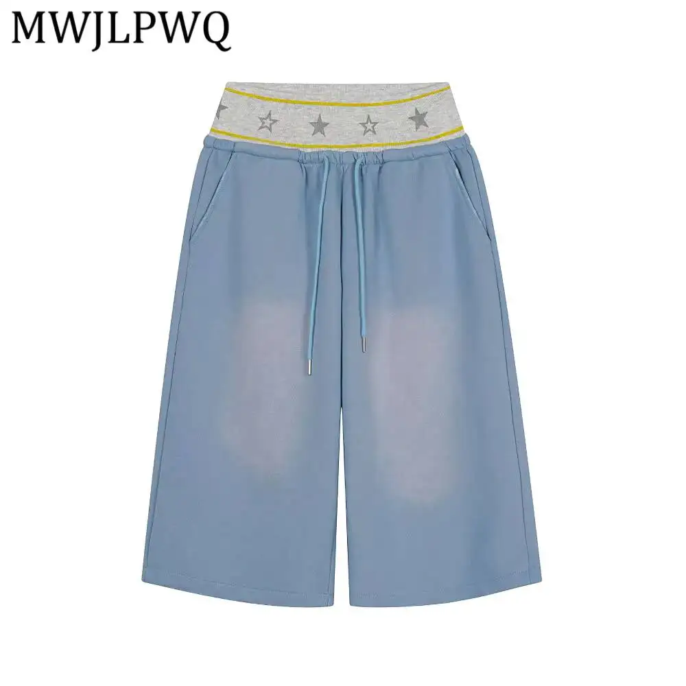 MWJLPWQ Patterned Ribbed Vintage Distressed Gradient Washed High-Waisted Loose Casual Mid-Length Pants For Unisex Summer 17194
MWJLPWQ Patterned Ribbed Vintage Distressed Gradient Washed High-Waisted Loose Casual Mid-Length Pants For Unisex Summer 17194