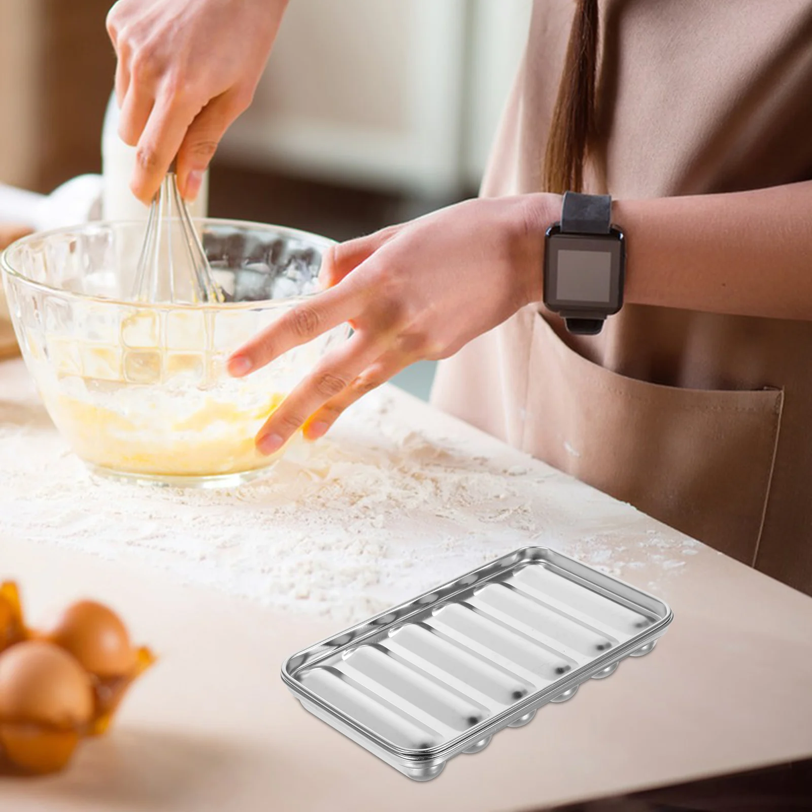 Sausage Mold for Baking Steaming Nonstick Baby Hotdogs Molds Food Grade Safe High Temp Resistance Clean Sanitary Kitchen Baking
Sausage Mold for Baking Steaming Nonstick Baby Hotdogs Molds Food Grade Safe High Temp Resistance Clean Sanitary Kitchen Baking