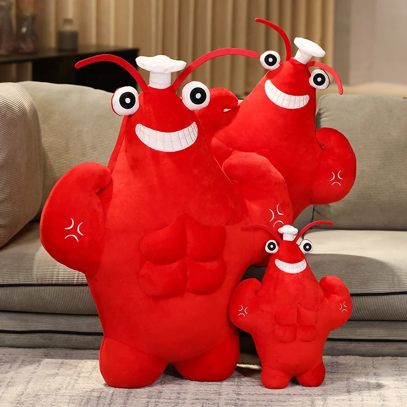 30-75cm Simulation Muscle Lobster Chef Plush Toys Stuffed Animal Kawaii Shrimp Plushie Doll Lifelike Crayfish Pillow Kid's Gifts
30-75cm Simulation Muscle Lobster Chef Plush Toys Stuffed Animal Kawaii Shrimp Plushie Doll Lifelike Crayfish Pillow Kid's Gifts
