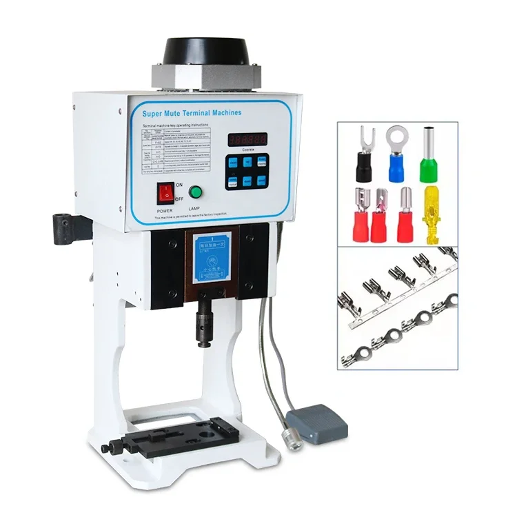 Quiet 1.5T / 2T mute terminal crimping machine end crimping machine horizontal and crimping machine
Quiet 1.5T / 2T mute terminal crimping machine end crimping machine horizontal and crimping machine
