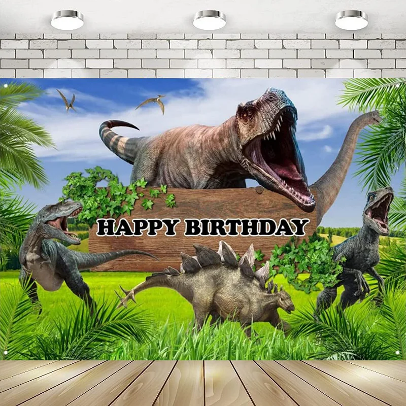 Dinosaur Themed Cake Table Happy Birthday Party Photography Backdrop Background Banner Decoration Baby Shower
Dinosaur Themed Cake Table Happy Birthday Party Photography Backdrop Background Banner Decoration Baby Shower