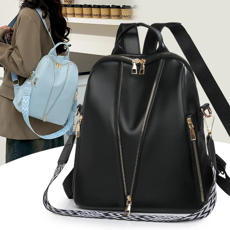 Новый роскошный тренд, женский рюкзак из искусственной кожи большой емкости, повседневная однотонная школьная сумка для девочек, модные дорожные сумки на плечо
Новый роскошный тренд, женский рюкзак из искусственной кожи большой емкости, повседневная однотонная школьная сумка для девочек, модные дорожные сумки на плечо