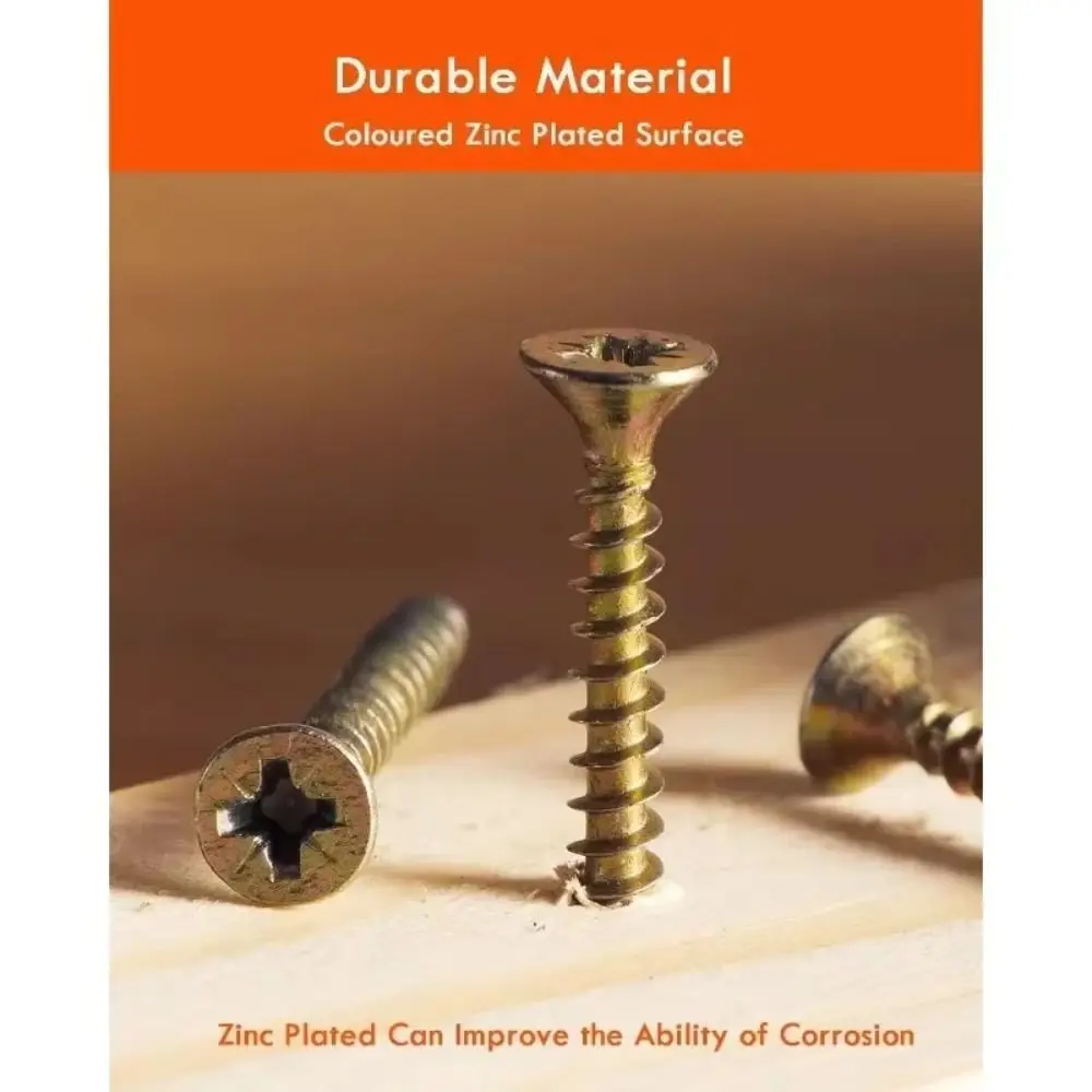 360 PCS M 3.5 Self-Drilling Wood Screws Carbon Steel Coarse Thread Deck Screws Wood Screw Self Tapping Wood Screws Exterior Use
360 PCS M 3.5 Self-Drilling Wood Screws Carbon Steel Coarse Thread Deck Screws Wood Screw Self Tapping Wood Screws Exterior Use