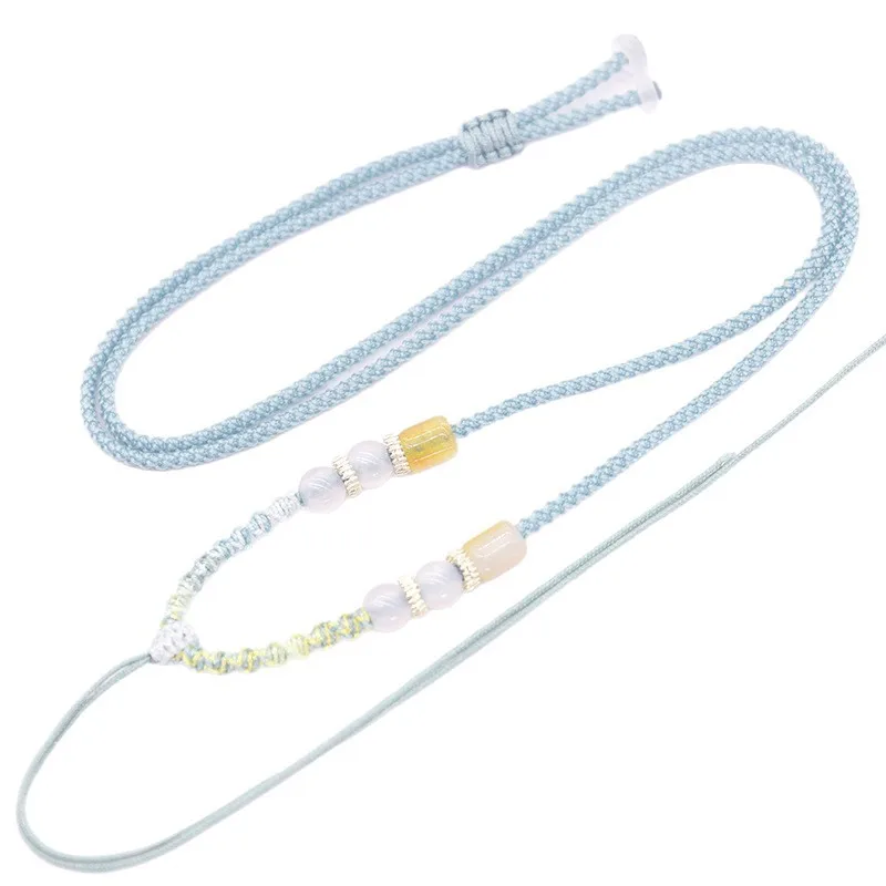 Jewelry making accessories, hand-woven necklace chain with beads, gold wire chain LK-AA668
Jewelry making accessories, hand-woven necklace chain with beads, gold wire chain LK-AA668