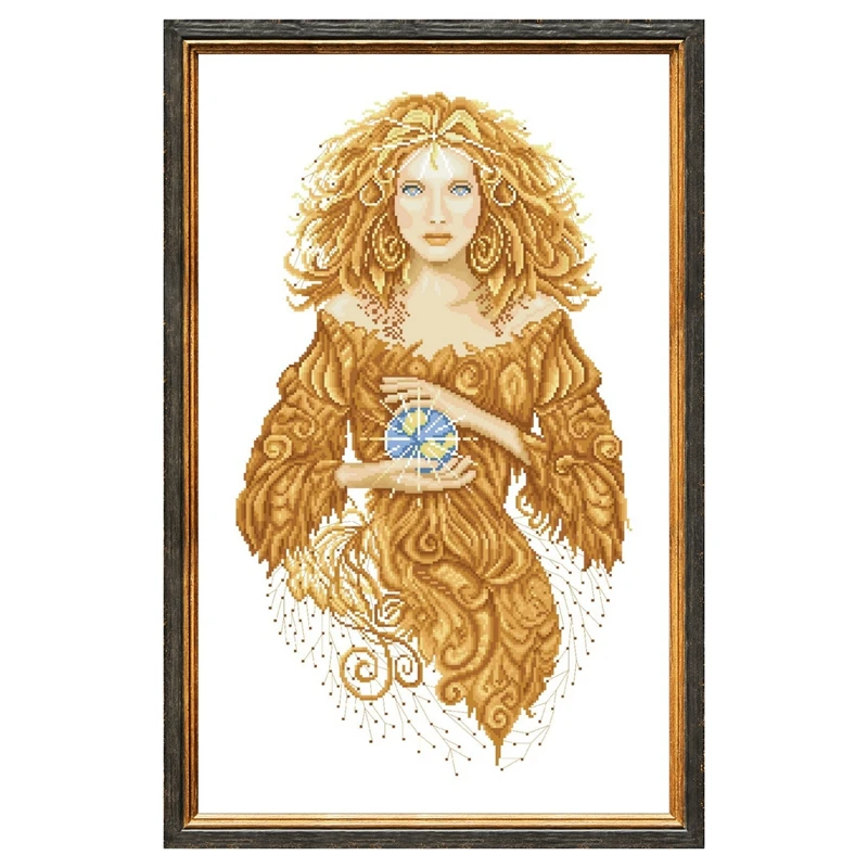 Mother Earth cross stitch package magic woman 18ct 14ct 11ct cloth cotton thread embroidery DIY handmade needlework
Mother Earth cross stitch package magic woman 18ct 14ct 11ct cloth cotton thread embroidery DIY handmade needlework