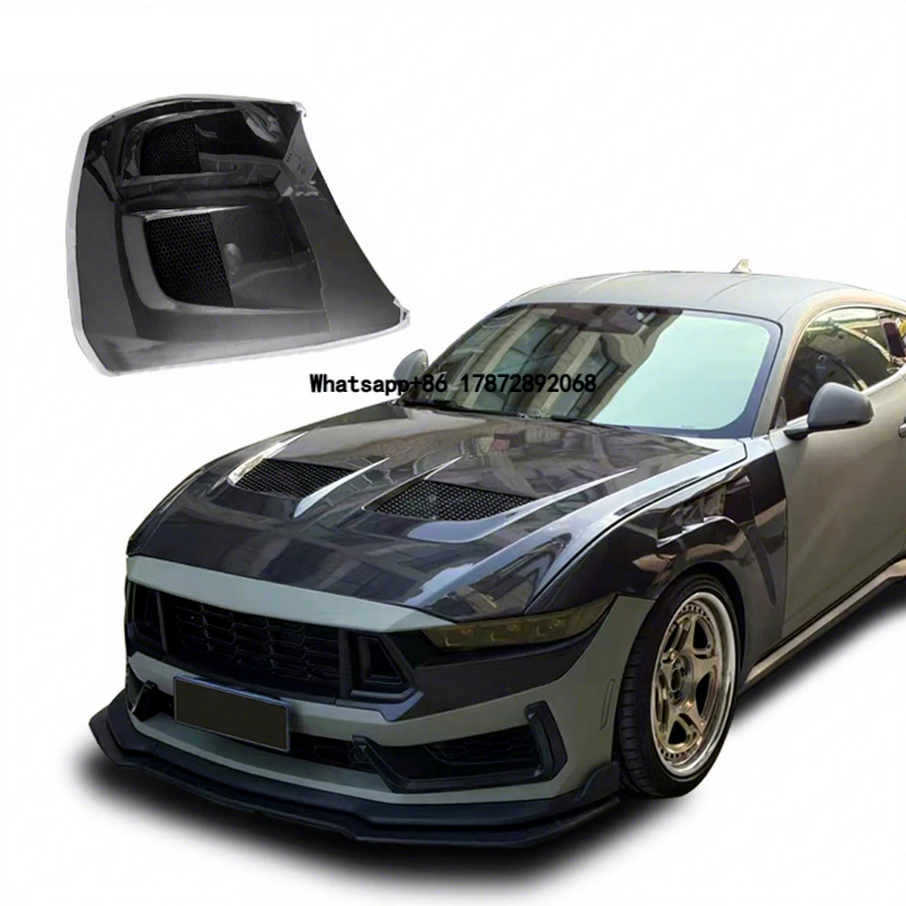 Mustang Carbon Fiber Hood for 2024+ Mustang Modified GTD Style Carbon Fiber Hood
Mustang Carbon Fiber Hood for 2024+ Mustang Modified GTD Style Carbon Fiber Hood