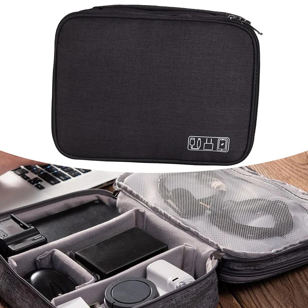 Compact Travel Cable Storage Multi Pocket Bag Multi-Pocketed Bag Compact Cable Organizer Flexible PBT Fabric Lanyard Attachment
Compact Travel Cable Storage Multi Pocket Bag Multi-Pocketed Bag Compact Cable Organizer Flexible PBT Fabric Lanyard Attachment