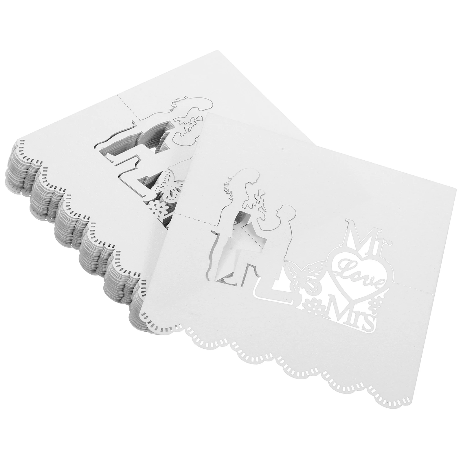 50pcs Laser Cut Wedding Place Cards Hollow Design Table Name Seat Holders Blank Sheets For Party Anniversary Birthday Decoration
50pcs Laser Cut Wedding Place Cards Hollow Design Table Name Seat Holders Blank Sheets For Party Anniversary Birthday Decoration