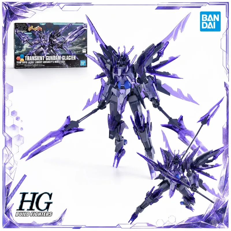 Bandai Original HG 1/144 Transient Gundam Glacier Clear Purple Sleeve Spear Gear Striker Robot Plastic Model Kit Action Figures
Bandai Original HG 1/144 Transient Gundam Glacier Clear Purple Sleeve Spear Gear Striker Robot Plastic Model Kit Action Figures