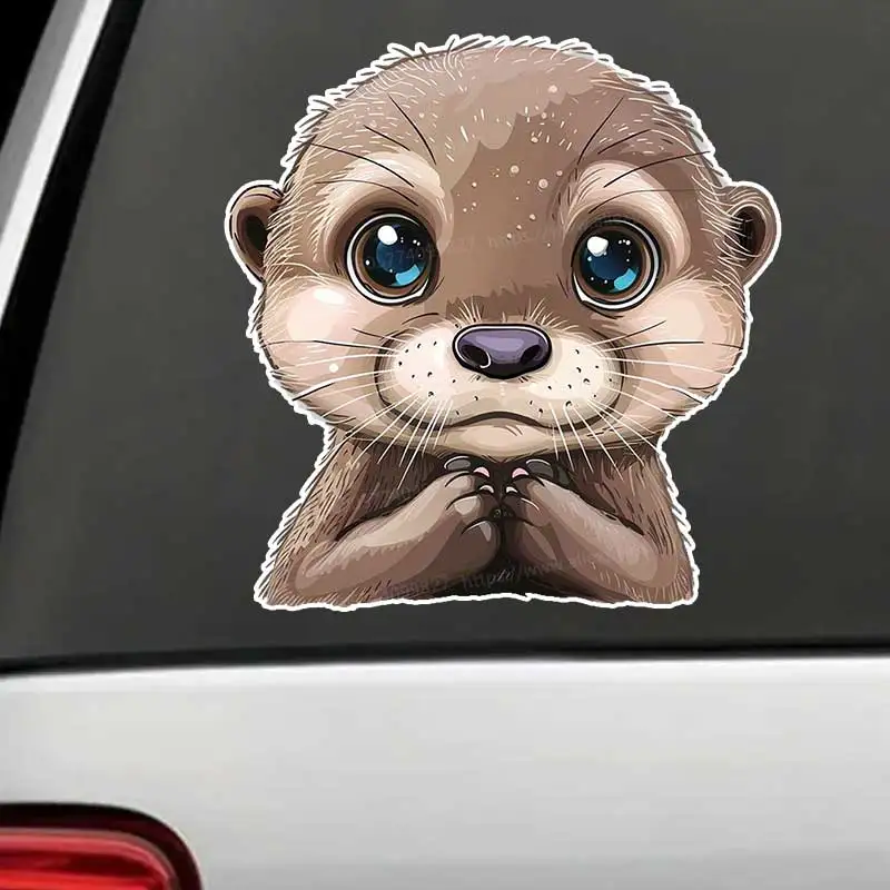 Cute Otter Car Sticker Waterproof Vinyl Decal on Bumper Rear Window Laptop Self-adhesive Decal For Car Accessories Y908
Cute Otter Car Sticker Waterproof Vinyl Decal on Bumper Rear Window Laptop Self-adhesive Decal For Car Accessories Y908