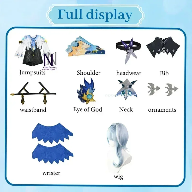 CyGenshin Impact Eula Cosplay Costume Adult Carnival Uniform Wig Anime Halloween Party Costumes for Women Game Character Outfits
CyGenshin Impact Eula Cosplay Costume Adult Carnival Uniform Wig Anime Halloween Party Costumes for Women Game Character Outfits