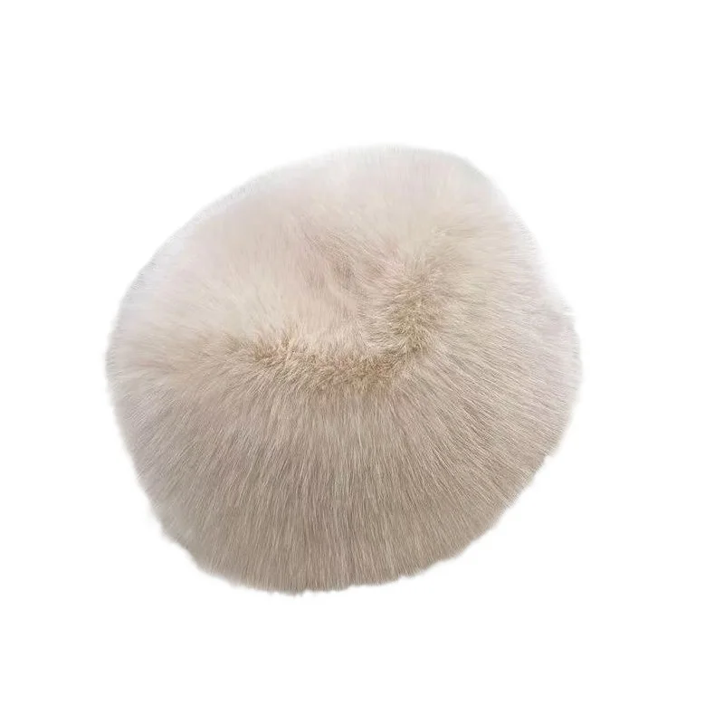 Women's Fluffy Faux Fur Winter Hat 2 S79ad75771bf54c4da3744fdd102c8804C