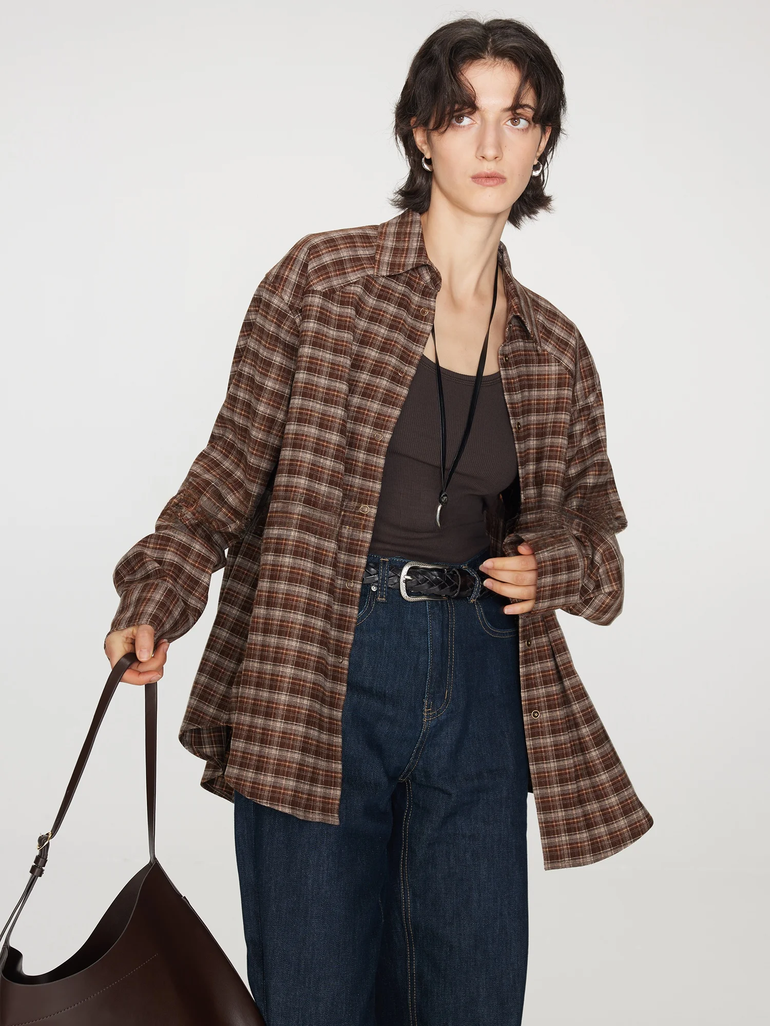 Warm Range Early Autumn Plaid Loose oulder Drop oulder Long Sve Women's Large irt Furry Feel Button up Polyester Blend
Warm Range Early Autumn Plaid Loose oulder Drop oulder Long Sve Women's Large irt Furry Feel Button up Polyester Blend