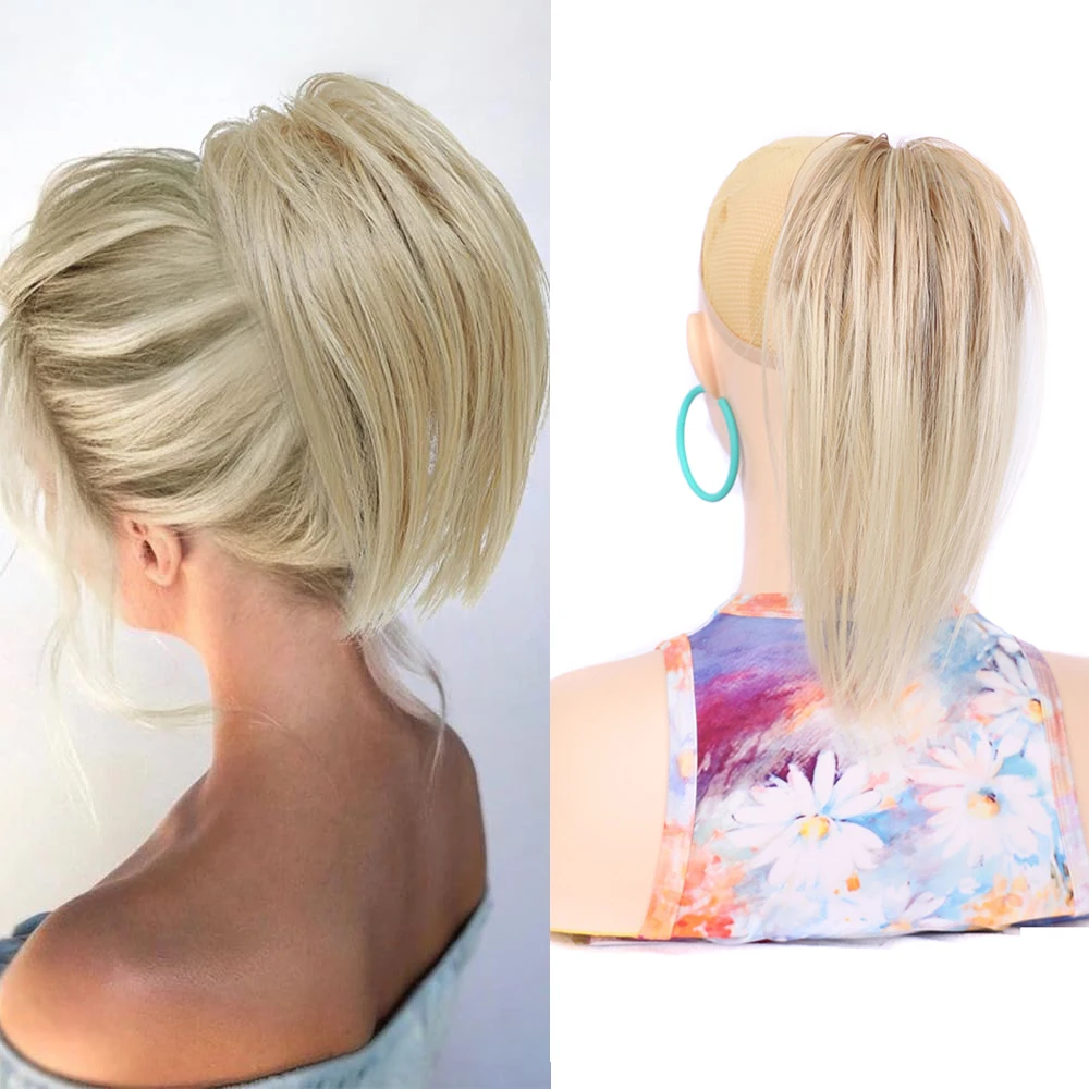 Claw Clip Short High Ponytail Hair Extensions for Girls Straight Synthetic Faux Hair Buns Hairpiece for Women Black Brown Ash
Claw Clip Short High Ponytail Hair Extensions for Girls Straight Synthetic Faux Hair Buns Hairpiece for Women Black Brown Ash