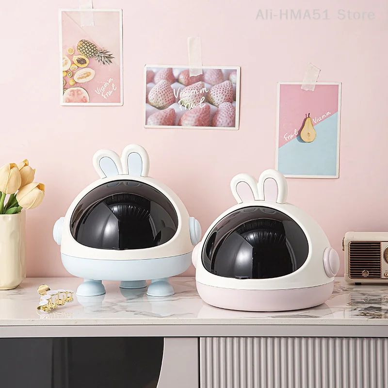 Desktop Rabbit Storage Box Desk Organizer Bin Cute Student Girls Hair Accessories Stationary Storage Kawaii Storage Rack
Desktop Rabbit Storage Box Desk Organizer Bin Cute Student Girls Hair Accessories Stationary Storage Kawaii Storage Rack