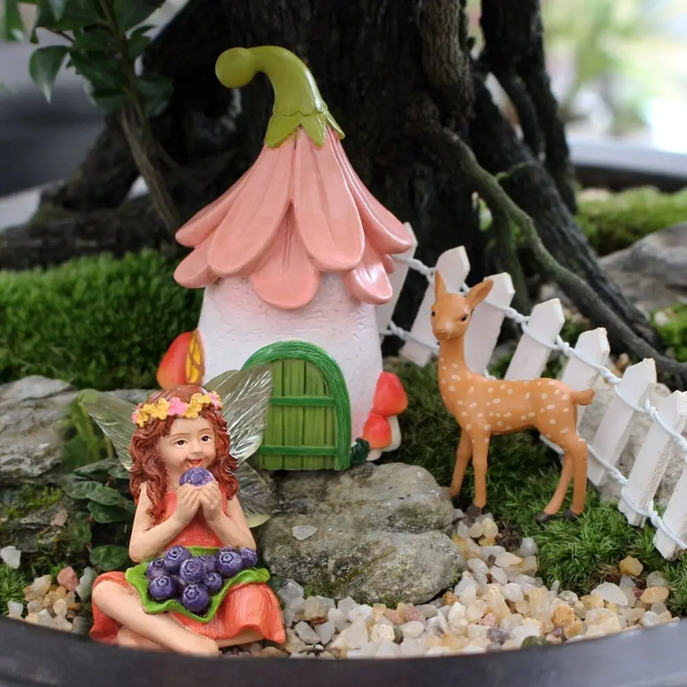 4pcs Micro Landscape Resin Fairy Elf Ornament Creative Waterproof Garden Statue Cute Handicraft Flower Fairy Plugin Set Car
4pcs Micro Landscape Resin Fairy Elf Ornament Creative Waterproof Garden Statue Cute Handicraft Flower Fairy Plugin Set Car